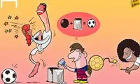کاریکاتور: شوخی سیزده مسی و رونالدو!