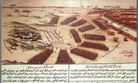 عکس: آرایش یاران امام (ع) و سپاه یزید