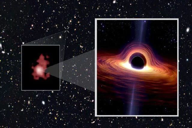 قدیمی‌ترین و دورترین سیاهچاله کشف شد