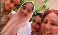 بهنوش بختیاری در پشت صحنه «بامداد خمار» با بچه‌هایش حرف زد