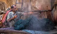 کارگاه سنتی رنگرزی +عکس