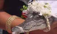 ازدواج شهردار با یک کروکودیل ماده!