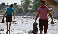 اهالی تنکابن با سبد ماهی صید می کنند!