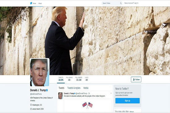 چرا ترامپ این عکسش را در توئیتر قرار داد؟