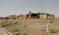 تصویرِ یکی از سوله‌های حادثه‌دیده هسته‌ای