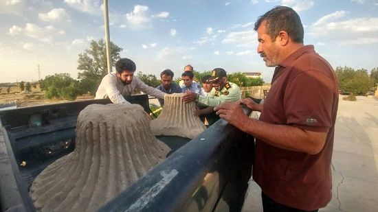 پایه آتشدان ساسانی در بوشهر کشف شد