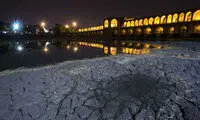 زاینده رود پس از بارش باران