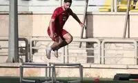 حضور کامیابی‌نیا در بخشی از تمرین پرسپولیس