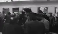 مهاجران لهستانی در حال ترک تهران در سال ۱۳۲۳