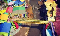 ملانگ؛ منطقه ای فقیرنشین با خانه های رنگارنگ!