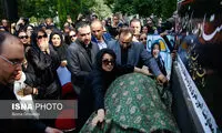عکس: تشییع پیکر بانو الهی قمشه‌ای