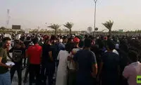 ادامه تظاهرات در بصره