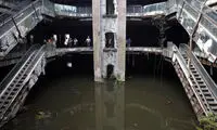 صید ماهی و خرچنگ از طبقه پایین فروشگاه!