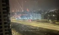 تصویری از بمباران کی‌یف، پایتخت اوکراین