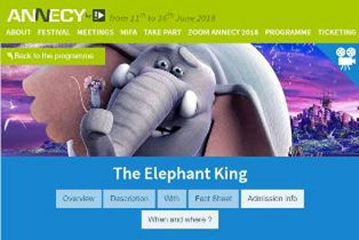 نمایش فیلشاه در مهمترین جشنواره انیمیشن دنیا