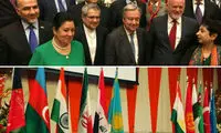 سفره هفت سین ایرانی در مقر دائمی سازمان ملل