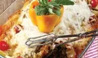 شام خارجکی؛ گراتن مرغ و سیب زمینی