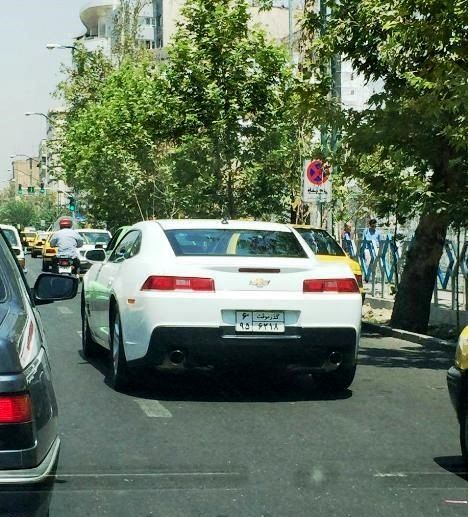 خودروی آمریکایی گذر موقت در تهران