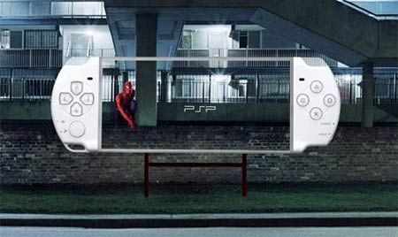 تبلیغات خلاقانه سونی برای PSP