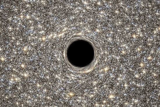 کشف یک سیاهچاله‌ی بزرگ در فضا +عکس