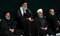 سران سه قوه در عزاداری بیت رهبری