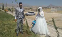 کاشت نهال به جای جشن عروسی در شرایط کرونا