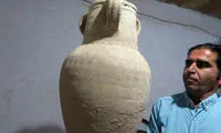 کشف یک اثر تاریخی از منزل یک فرد در شوش