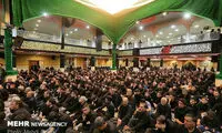 مراسم عزاداری حسینیه اعظم زنجان