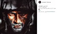 چهره خسته و خون‌آلود امیر جدیدی در یک فیلم