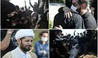 محبی، بدون ماسک در خاکسپاریِ روح‌الله رجایی