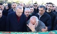 بازدید اردوغان از مناطق زلزله‌زده