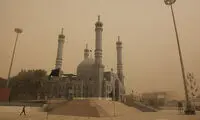 گرد و خاک در هوای بندرعباس