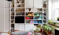 استفاده از کتاب و کتابخانه برای دکوراسیون اتاق‌ها