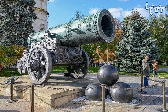 بزرگترین توپ و زنگ دنیا در کرملین مسکو