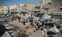 عکس: شرایط غیربهداشتی بازار کوی خشایار