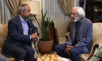 دیدار رئیس دفتر رئیس جمهور با جمشید مشایخی