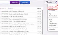 آموزش دسته بندی کردن ایمیل ها در یاهو