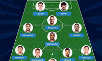 سردار آزمون در تیم منتخب لیگ برتر روسیه