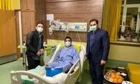 عیادت رئیس سازمان لیگ کشتی از علیرضا دبیر