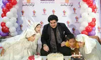 جشنِ تولد سالار عقیلی با معلولان و ناتوانانِ جسمی