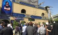 مراسم تشییع پیکر مرحوم حسین آهی