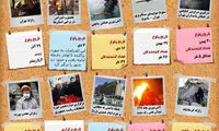 اینفوگرافی؛ ۱۰ رویداد مهم کشور در سال ۹۶