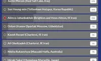شکست جهانبخش در رقابت با سون‌هیونگ‌مین