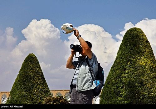 عکس: گردشگران خارجی در اصفهان