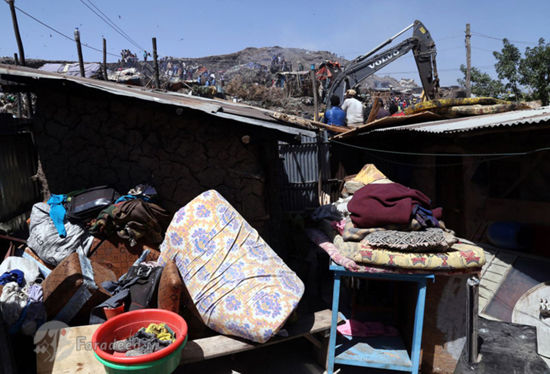 دفن 46 نفر زیر آوار زباله‌ در اتیوپی