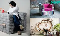 صندلی های کاربردی و خلاقانه برای کتابخوان ها