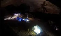 تصاویری از تمرین فضانوردی در دل غارها!