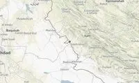 محل وقوع زلزله ایلام بر روی نقشه