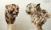 ساخت مجسمه های چوبی زیبا با اره برقی!