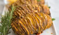 طرز تهیه سیب زمینی آکاردئونی